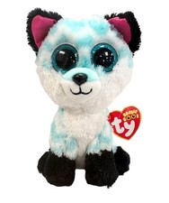 Ty Beanie Boos - Piper the Fox, Glitter Eyes, Claire's, MWMT Stuffed Animal Toy