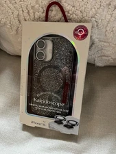 Pink Sky Apple iPhone 16 Kaleidoscope glitter-NIB