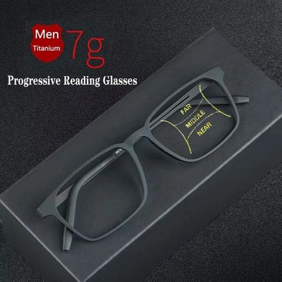 Memory Titan Anti Blue Ray Gleitsicht Multifokale Fernlesebrille UK
