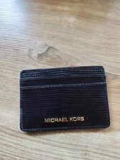 Michael Kors Kartenetui Schwarz Kroko NEU!! M...