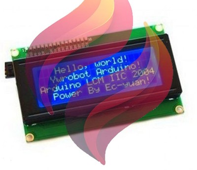 Blue Serial IIC/I2C/TWI 2004 204 20X4 Character LCD Module Display For Arduino