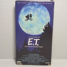 E.T. The Extra-Terrestrial VHS 1988 Original Release MCA Green Flap RARE Spielbe