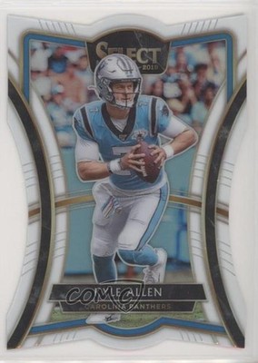 2019 Panini Select Premier Level Die-Cut White Prizm 10/35 Kyle Allen #160 4pn