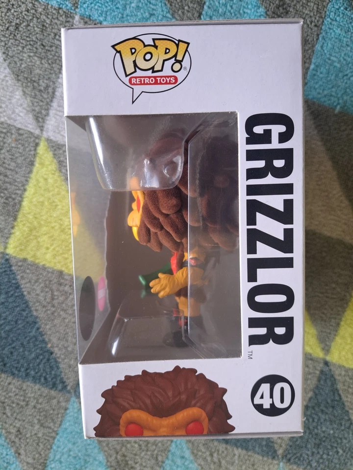 Grizzlor Pop 40 Flocked - Masters of the Universe MOTU Funko Pop! 2020 Vaulted - image 3 of 4
