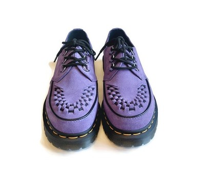 Dr Martens Mens 9 Womens 10 Ramsey Woven Suede Creepers  display picture 3