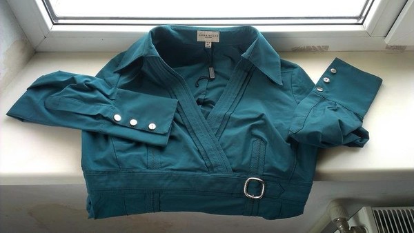 Women Karen Millen Shirt Green Polyamide 38 / M /