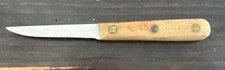 Chicago Cutlery Wood Handle Paring Knife Brass Rivets