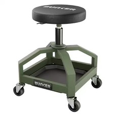 Bunker Draper Adjustable Height 580-780mm Work Stool /Seat Max Load 130kg, 29725