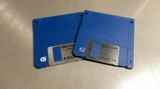 (2 PACK) Sony Floppy Disk  HD 3.5" IBM Formatted 1.44 MB USA Seller
