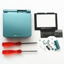 Green Housing Shell Case for GBA SP Gameboy Advance SP - Colors Buttons Optional