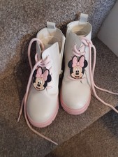 Disney Minnie Mouse Girls' Wellies Boots Size UK 10.EU 28