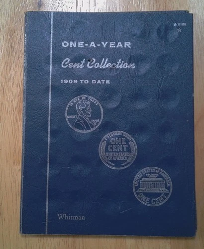 Lincoln Cent Collection with Album