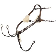 LeMieux Kudos 5 Point Bridge Breastplate Havana