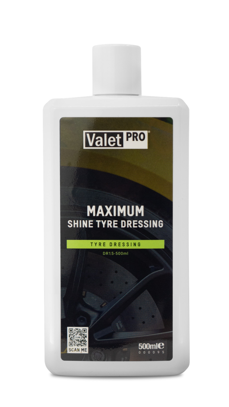 ValetPro Maximum Tyre Shine Gel 500ml DR15-500ml
