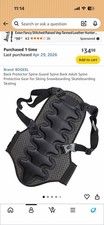 New With Tags Back Protector For Various Sports/activities