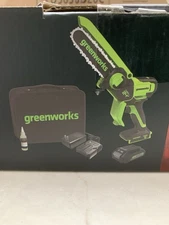 Greenworks 24-volt 6-in Battery 2 Ah Chainsaw Battery Included Charger Included