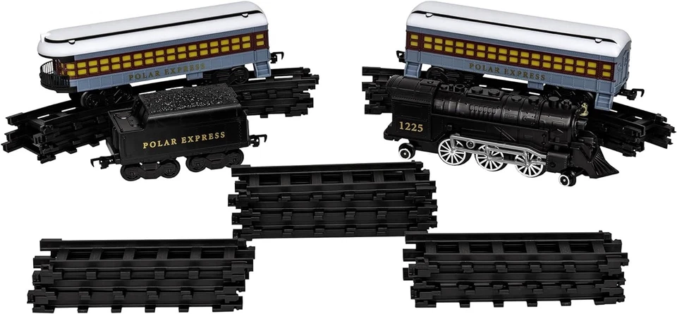 Lionel Polar Express Battery Operated Mini Model Train Set Standard, Multicolor, - Bild 4 von 4