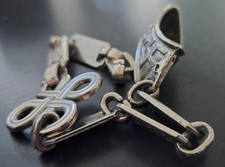 1 Metall Kette "Dolchkette",silbern NS Dolch Dienstdolch Teil Metallkette skull?