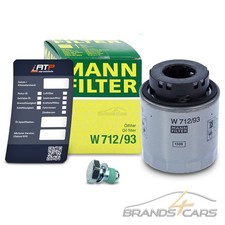 MANN ÖLFILTER+ÖLABLASS-SCHRAUBE FÜR AUDI A3 8P 1.4 TFSI BJ 08-10