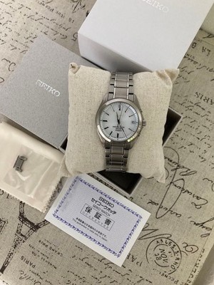 SEIKO Selection SBTM213 Spirit Smart Radio Solar Titanium Men's Watch Full Set