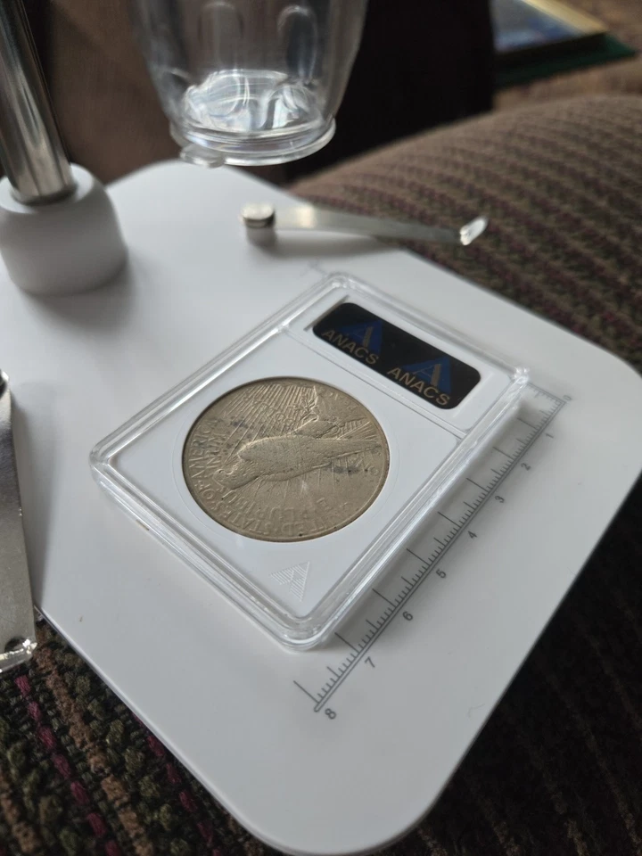 1922-S PEACE DOLLAR EF 45 DE TAILS - Image 3 of 4