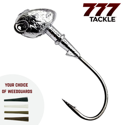 Brush Weedless Bass Fishing Jig Lure UnPainted Mustad Hook 50 or 100 Pack New
