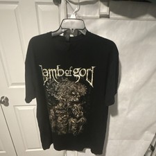 New Lamb of God 2026 North America Tour Black Graphic T-Shirt Size XL
