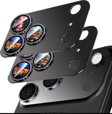 Metal Tempered Glass Camera Lens Protector for iPhone 17 Pro Max