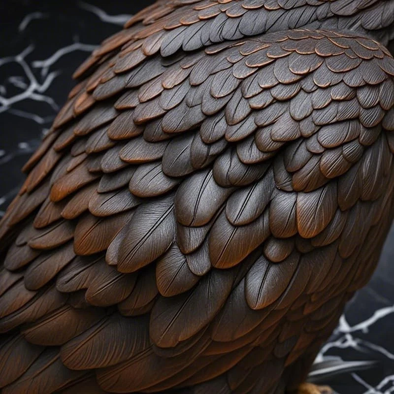 Bald Eagle Statue Outdoor - Large American Eagle Figurine for Garden, Yard...... - Image 4 of 4