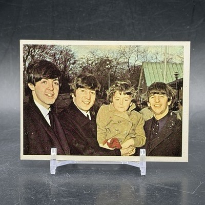 1964 Topps Beatles Color #29 Paul John Ringo w Young Boy Vintage Trading Card