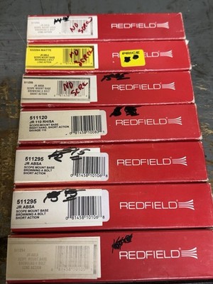 Redfield  7 For $50. BA A Bolt, LA & SA , Savage 110 SA some W/O Screws