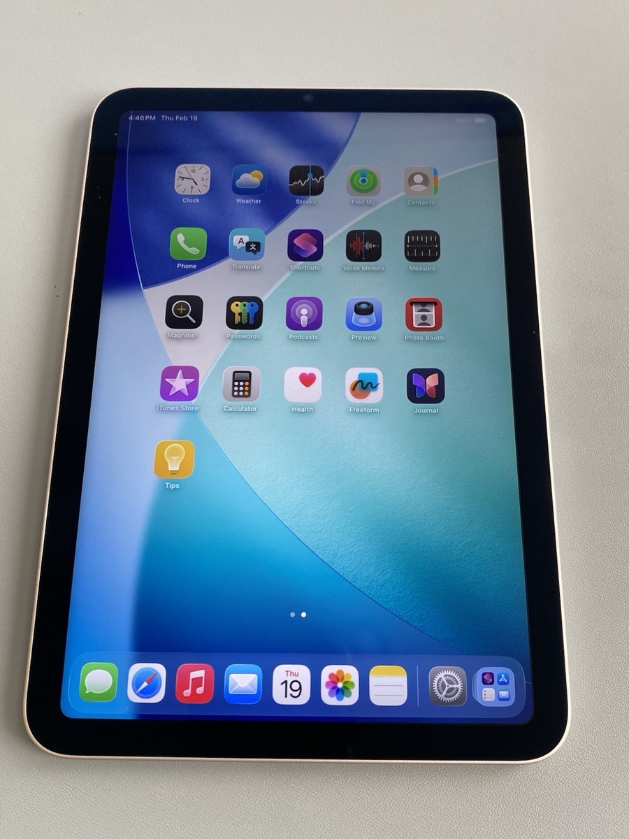 Apple iPad Mini A2567 Starlight 6th Generation 64GB Wi-Fi 8.3 in