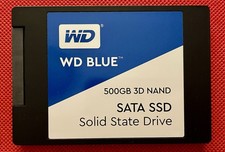 WD Blue 500GB 3D NAND 2.5" SATA SSD WDS500G2B0A-00SM50 TESTED PERFECT