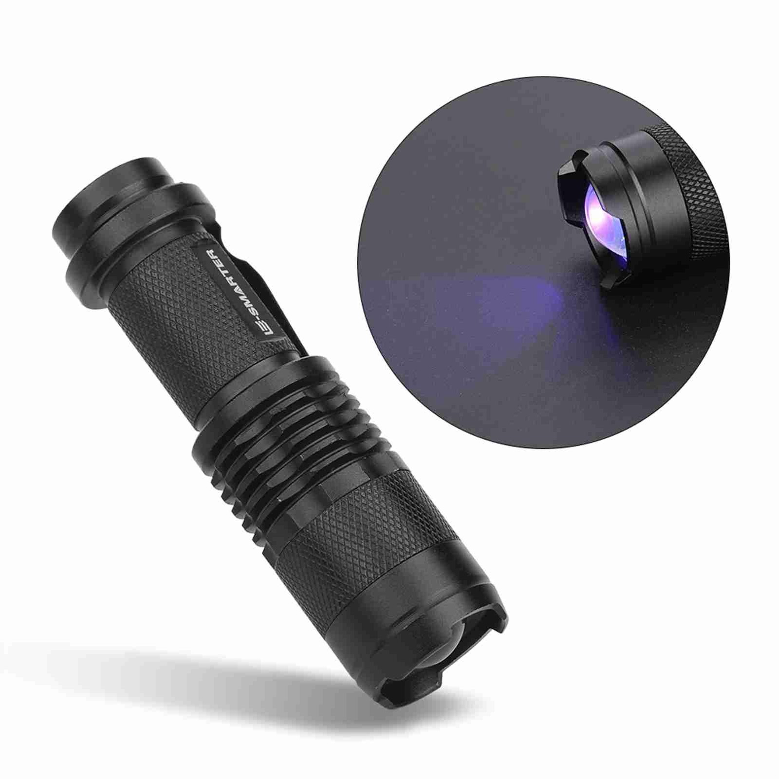 UV Ultra LED Flashlight Blacklight Light Inspection Lamp Torch 395nM KRI