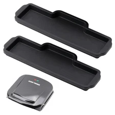 2 Pack Drip Tray Compatible With George Foreman Electric Grill (GRP1060B GR10B
