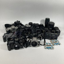 Lot Vintage Film Cameras Lenses Canon Pentax Minolta Yashica Ricoh TF-500