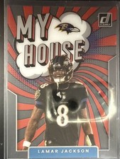 2022 Panini Clearly Donruss - Clearly My House Lamar Jackson #MH-7