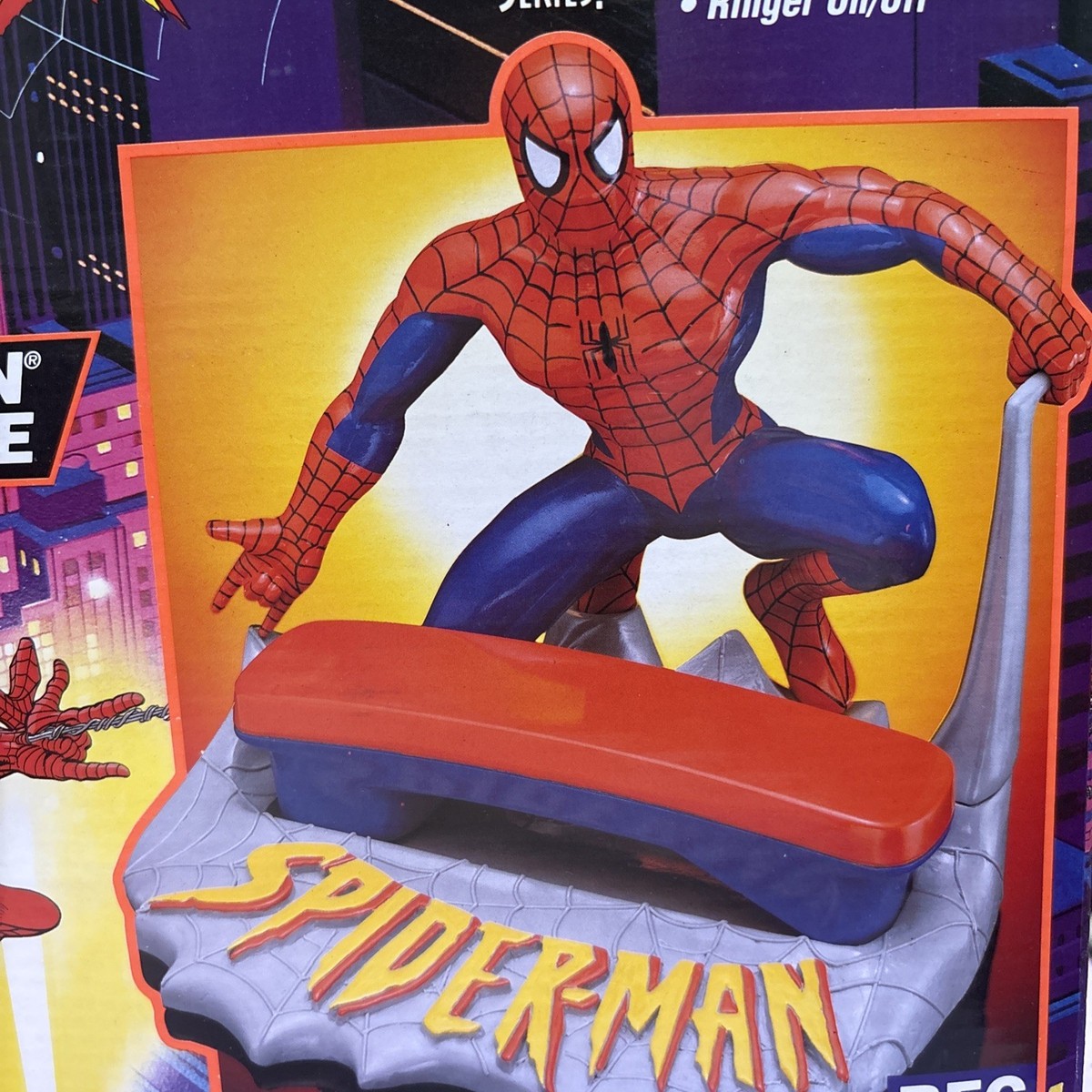 Vintage 1994 Marvel The Amazing SpiderMan Telephone New Never used