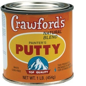 , INC. 31616 Natural Blend Painters Putty, 1/2 Pint