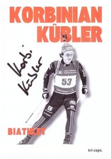 Korbinian Kübler Skisport Autogrammkarte (05.26)
