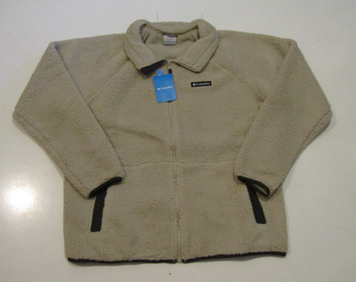 COLUMBIA Ancient Fossil Sherpa Lined Full Zip Jacket Size X-Large