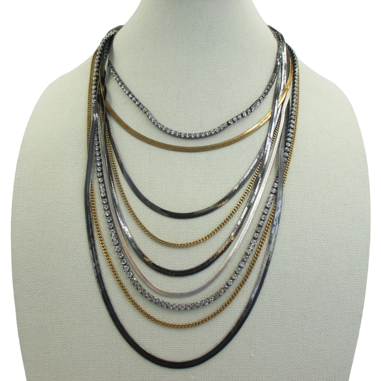 Cadena de Cristal Chico's Moda Collares y Colgantes