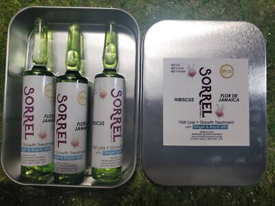 SORREL Treatment 10ml Ampolle Hair Loss & Growth. FREE BOX. PACK 3