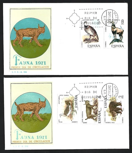 (AOP) Spain 1971 FDC collection (29)