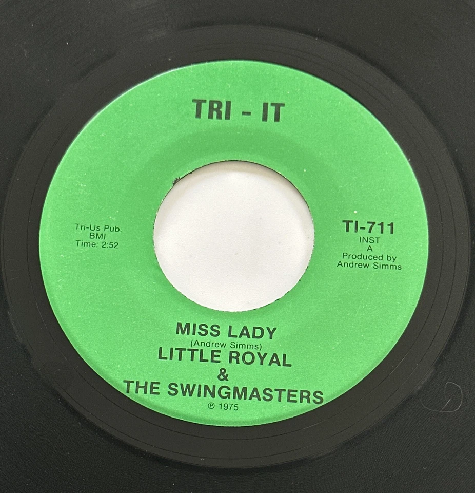 Little Royal & The Swingmasters - Miss Lady 7” northern soul / funk / Soul Vinyl - Bild 4 von 4