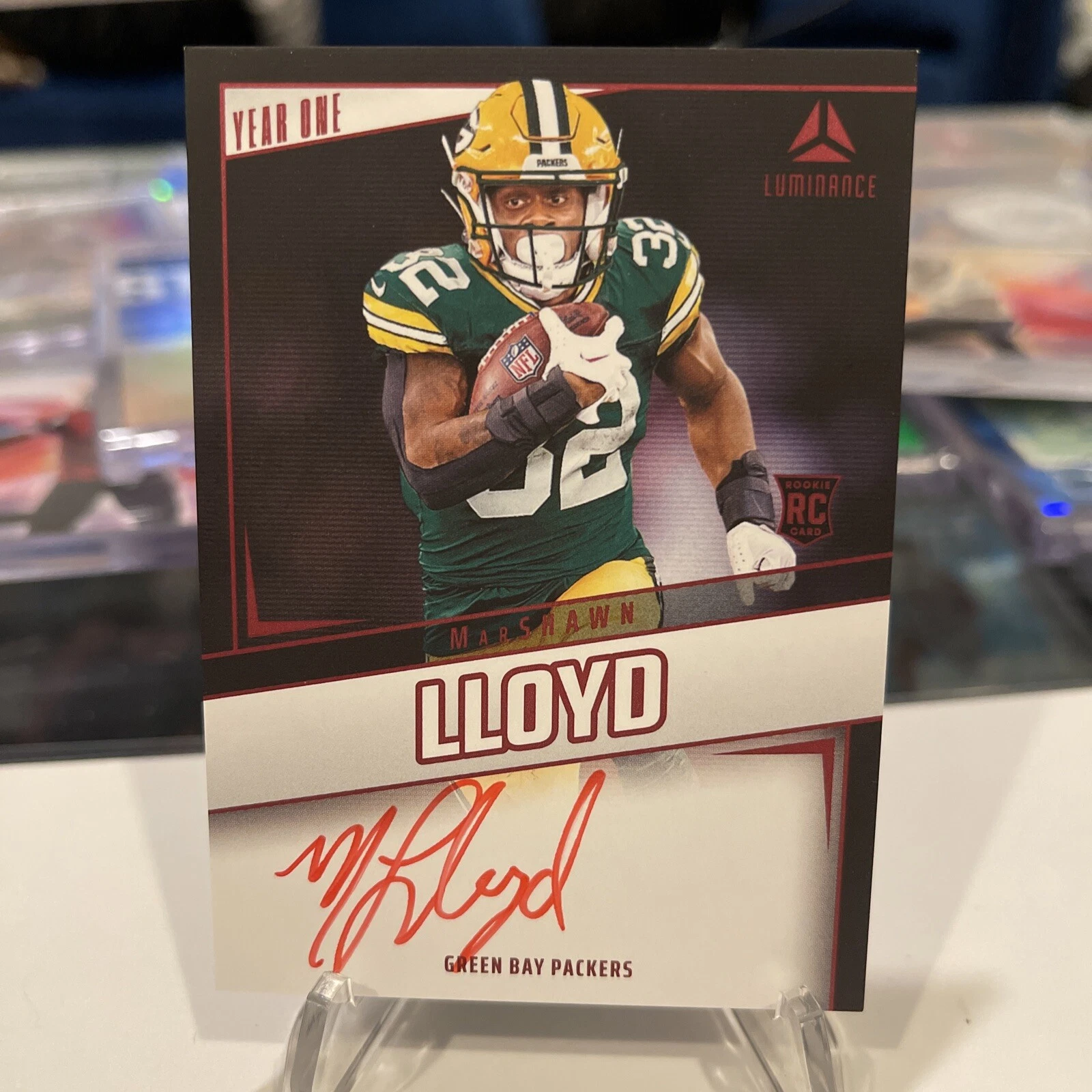 2024 Luminance Marshawn Lloyd Year One 🔥 RED On Card Rookie AUTO 🔥 Packers