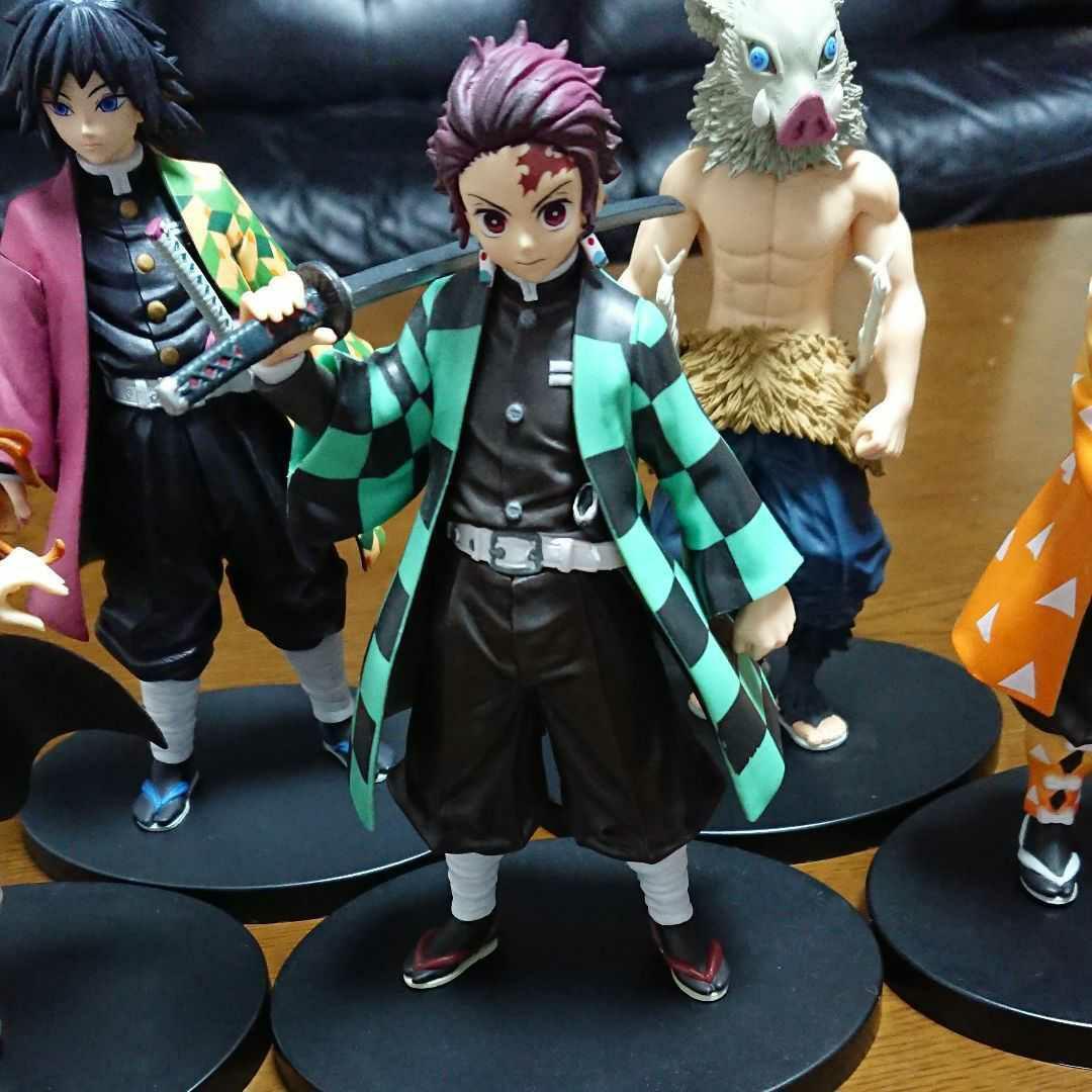 Kimetsu No Yaiba Action Figure Demon Slayer Boneco - Nezuko Tanjiro Inosuke  Zenitsu Tomioka Anime