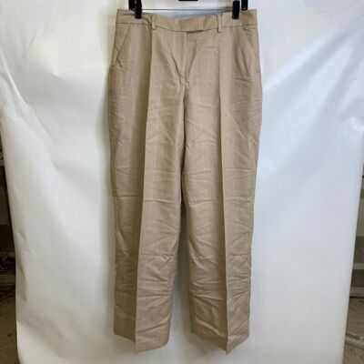 EXPRESS Mid Rise Metallic Stripe Relaxed Trouser Pant Women's Size 12L