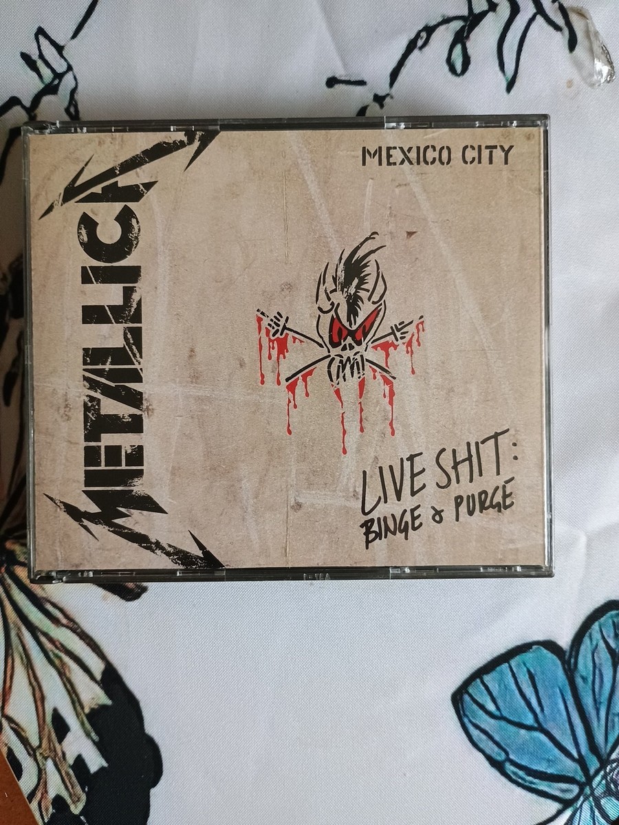 Metallica Live Shit Binge & Purge 3 CD/VHS BOX SET COMPLETE
