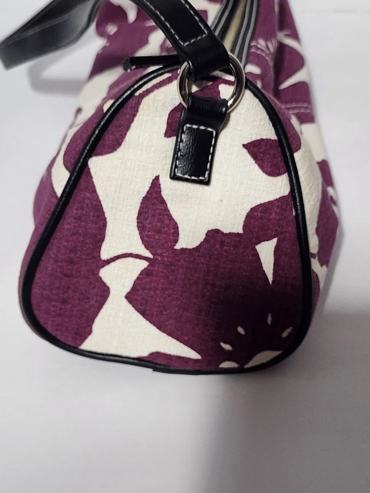 Victoria Secret Vintage Handbag Purple & White Floral - Image 4 of 4